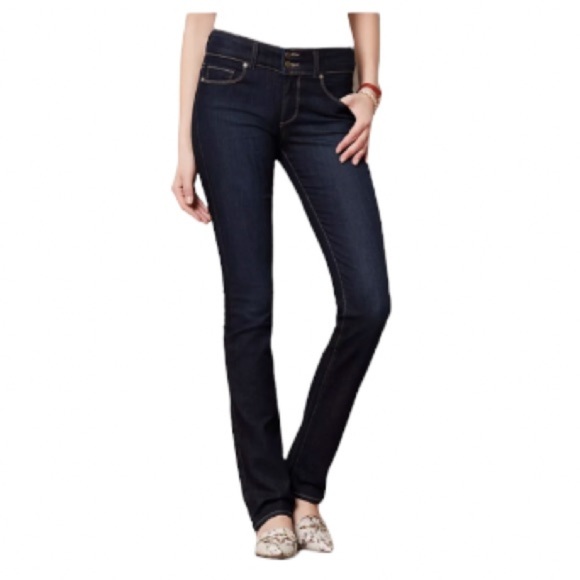 Paige Straight Leg Hidden Hillo dark Denim Jean Size 27 - Picture 1 of 14